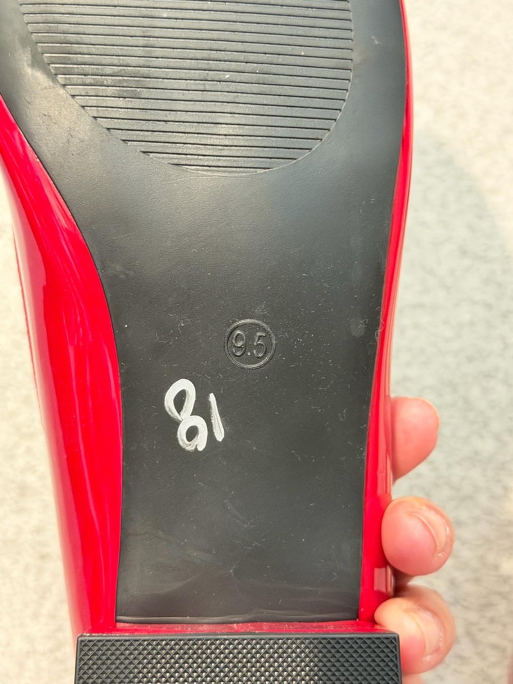 Madden Girl Red Patent Ballet Flats - Picture 6 of 6